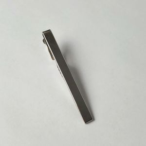 Vintage Foster USA Classic Tie Clip Silver Tone Jewelry